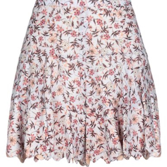 NWT CHLOE Floral-Print Viscose Shorts FR36 - Picture 2 of 8